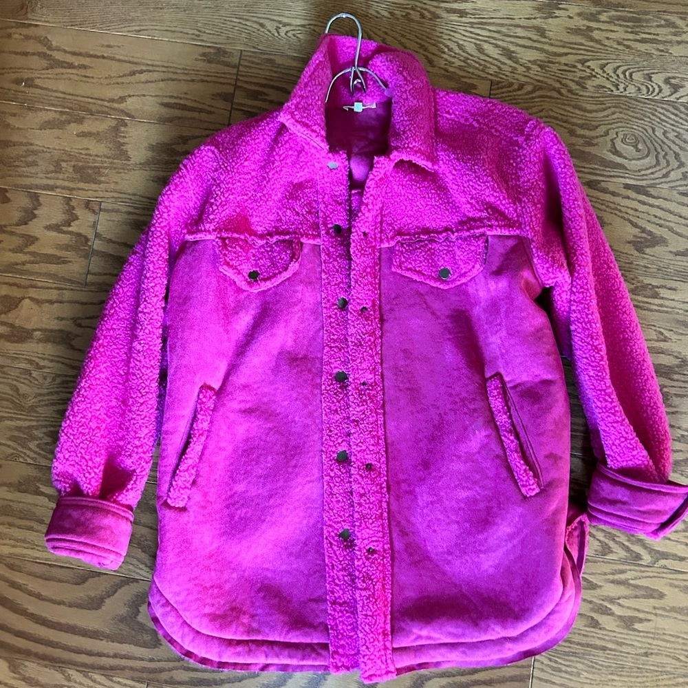 La miel Barbie pink shacket